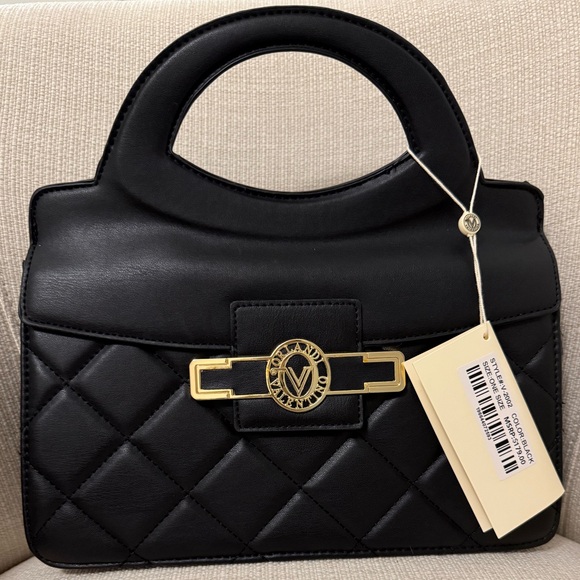 Valentino Orlandi Black Quilted Handbag - Picture 7 of 7